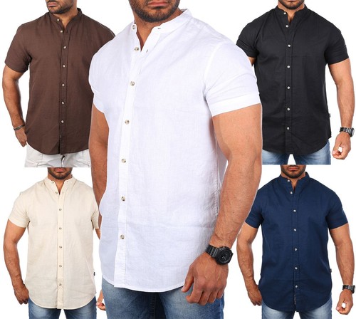 Herren hemd leinen baumwoll - hemd,