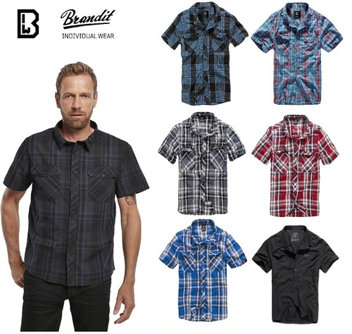 Herren hemd kurzarm brandit - herren,