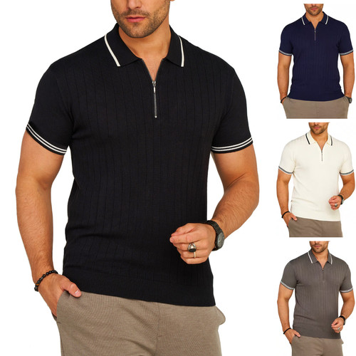 Herren poloshirt feinstrick - herren,