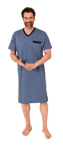 Herren nachthemd ausschnitt - nachthemd, v-ausschnitt