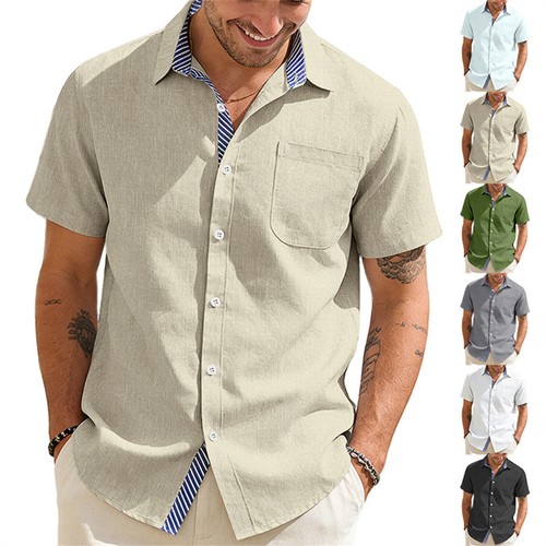 Herren kurzarm blusehemd - herren,