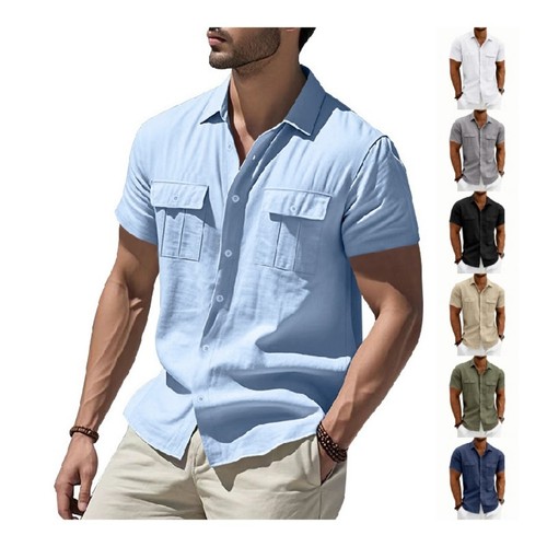 Leinenhemd herren kurzarm - leinenhemd,