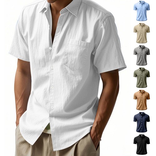 Leinenhemd herren hemd kruzarm - herren,